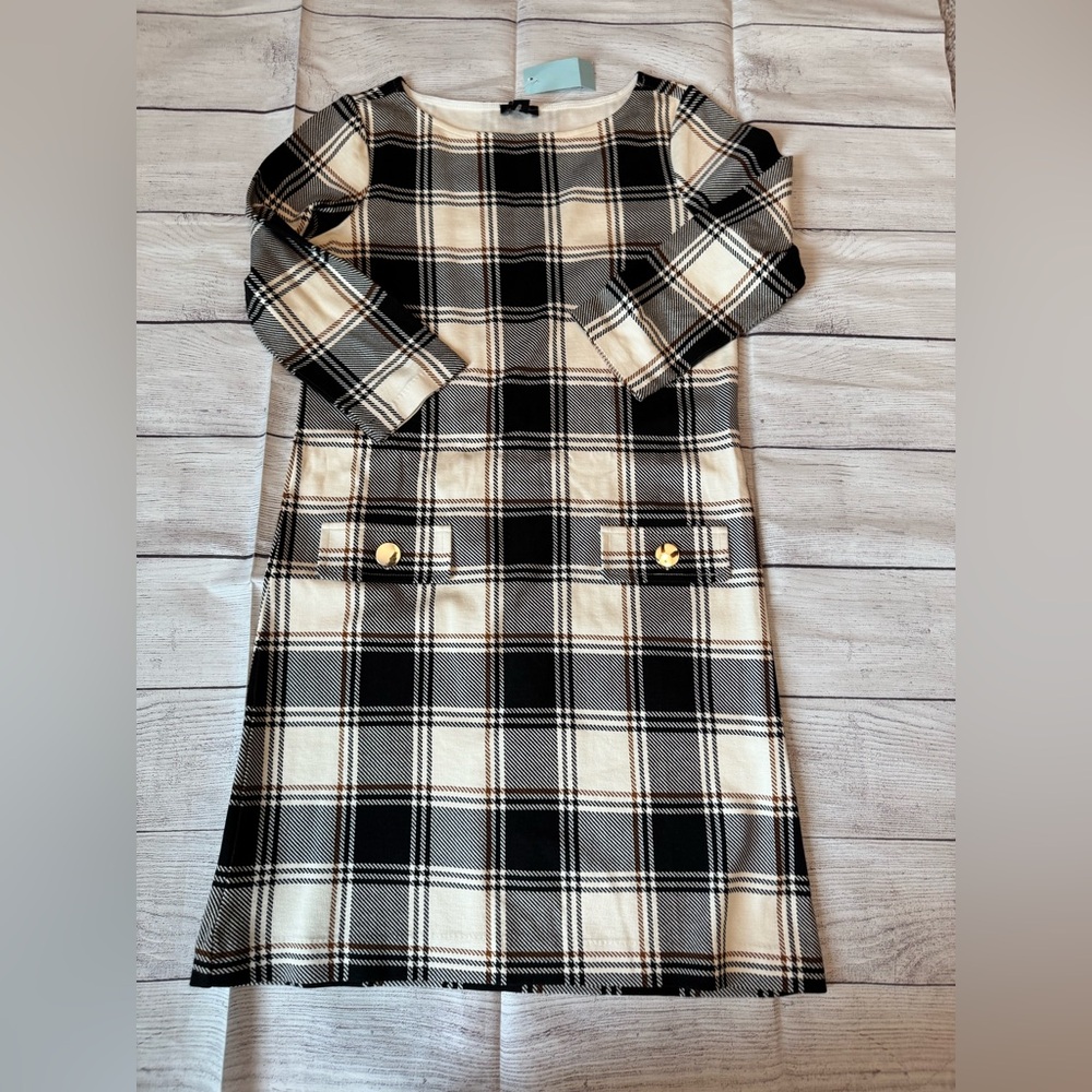NWT Women's Ann Taylor Plaid Dress
